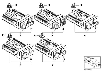 Unidad Interruptores Luz/Faro Antiniebla Para Bmw E46 . Original Recambios