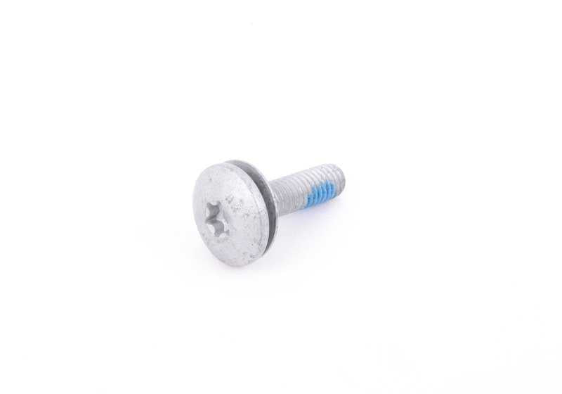 Lens screw for BMW 6 Series E63, E64, E64N, 7 Series E65, E66, X6 E72 (OEM 41617065161). Genuine BMW.