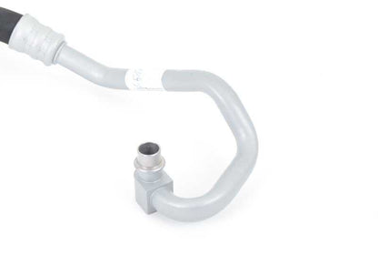 Tubo de retorno del radiador de aceite OEM 17227516944 para BMW E65 y E66 (760i, 760Li). Original BMW.