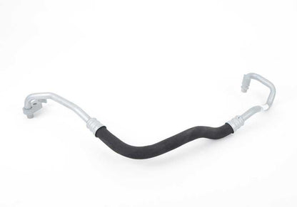 Tubo de retorno del radiador de aceite OEM 17227516944 para BMW E65 y E66 (760i, 760Li). Original BMW.