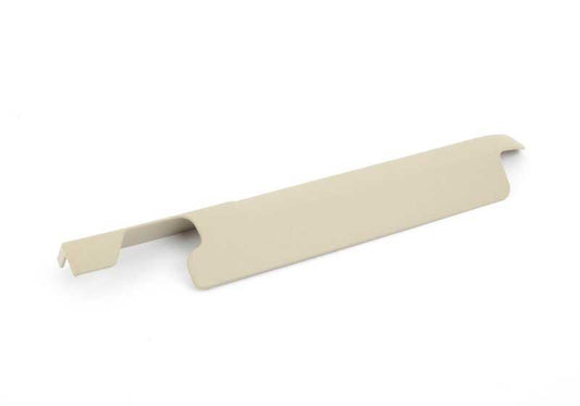 Couvercle extérieur droit OEM 52101912384 pour BMW E28 et E23. Pièce BMW originale. Idéal pour protéger les mécanismes des sièges avant, couleur beige perle.