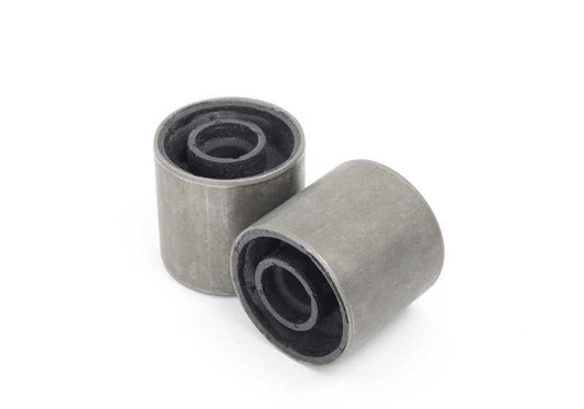 Juego de brazos de suspensión OEM 31122157596 para BMW E46. Incluye brazos delanteros izquierdo y derecho, tornillería y silentblocks. Compatible con todos los E46. Original BMW.