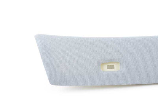 Moldura derecha del pilar A (color gris Alaska) OEM 51436978630 para BMW E81 y E82. Pieza original BMW. Ideal para sustituir revestimiento interior lateral delantero del parabrisas.