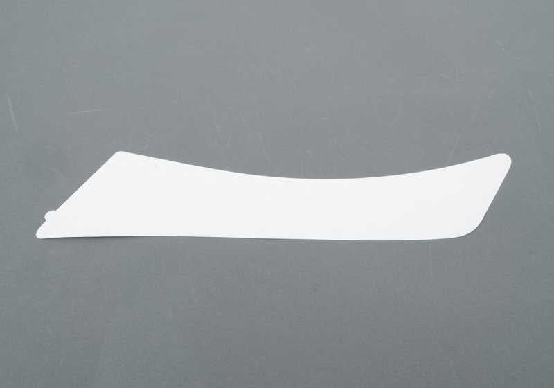 Protector adhesivo paso de rueda derecho OEM 51148067020 para BMW F80, F80N, G82, G82N, G83, G83N. Pieza original BMW.