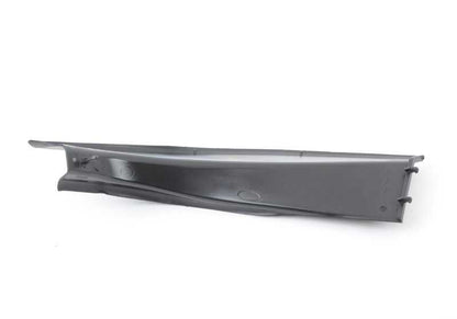 Cubierta canaleta de agua izquierda OEM 51497453355 para BMW F10, F18. Original BMW.
