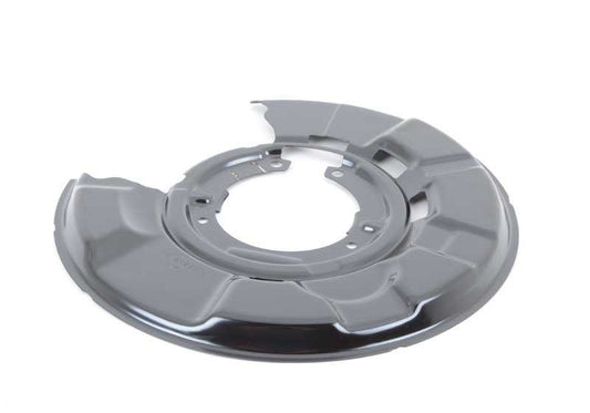 Guardapolvos de freno izquierdo OEM 34216792239 para BMW E81, E82, E87, E88, F20, F21, F22, F23, E90, E91, E92, E93, F30, F31, F32, F36. Original BMW.