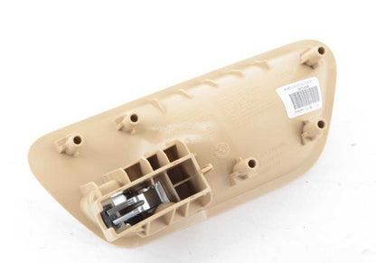 Maneta interior derecha de puerta OEM 51417279346 para BMW F30, F30N, F31, F31N, F34, F34N, F35, F35N, F32, F32N, F33, F33N, F36, F36N. Color beige veneto. Original BMW.