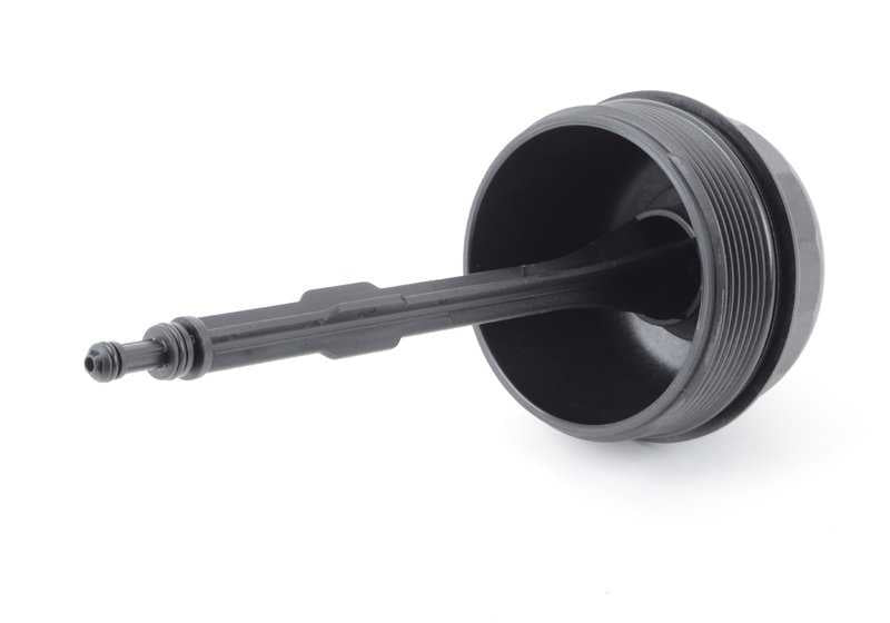 Tapa del filtro de aceite para BMW Serie 3 E36, Serie 5 E34, E39, Serie 7 E38 (OEM 11422246171). Original BMW