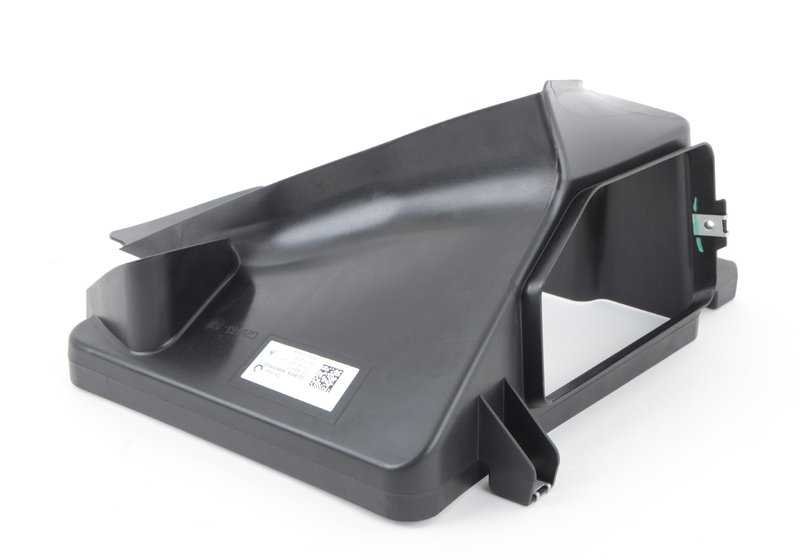 Conducto de aire del radiador desplazado izquierdo para BMW X5 F85, X6 F86 (OEM 51748056319). Original BMW.