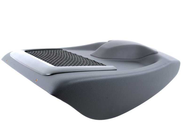 Panneau arrière avec redécille gauche 52107258743 pour BMW E93 323i. Pièce BMW originale.