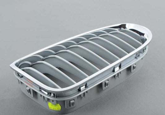 Rejilla embellecedora delantera izquierda OEM 51137212851 para BMW F06, F12, F12N, F13. Pieza exterior original BMW.