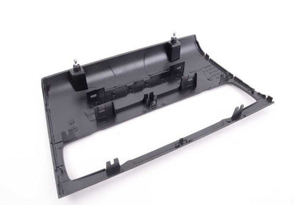 Embellecedor central salpicadero OEM 51456976842 para BMW E81, E82, E87. Original BMW.