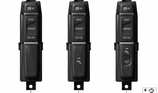 Unidad de control consola central OEM 61316993973 para BMW G30, G31, G01. Original BMW.