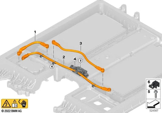 Module Connector for BMW U06, U11 (OEM 61278844293). Genuine BMW