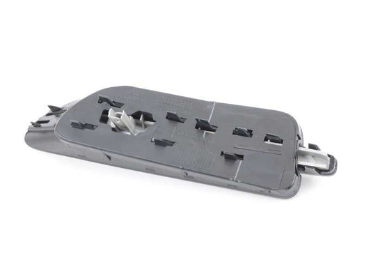 Rejilla decorativa lateral delantera izquierda cromado negro para BMW E90, E90N (OEM 51137981105). Original BMW