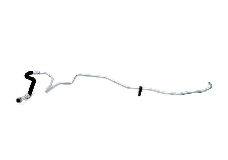 Tubo de aceite (ida al radiador) OEM 17223400213 para BMW X3 E83 2.5i y 3.0i (modelos PA71, PA72, PA81, PA82, PA01, PA02, PA91). Original BMW.