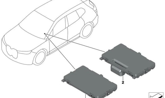 NFC/WCA Wireless Lastschale OEM 84105A623A9 für BMW IX (i20). Original BMW.