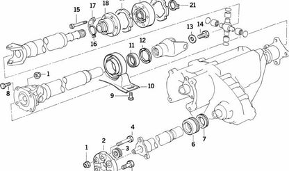 Tuerca hexagonal autoblocante para BMW Serie 5 E28, E34, Serie 7 E32 (OEM 26111227728). Original BMW
