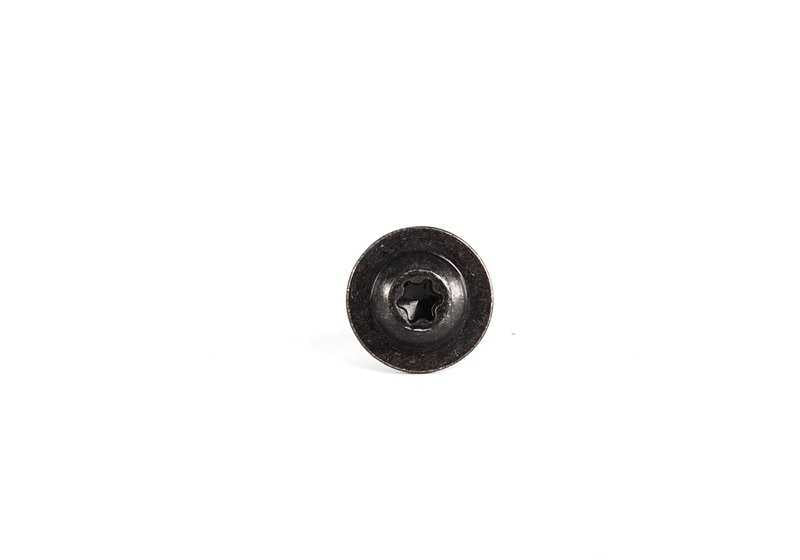 Tornillo plástico OEM 51162755697 para BMW {E46, F30, F30N, F31, F31N, F34, F34N, F35, F35N, F80, F80N, F32, F32N, F33, F33N, F36, F36N, F82, F82N, F83, F83N, F12, F12N, F13, F13N, F91, F92, F93, G14, G15, G16} y MINI {R55, R55N, R56, R56N, R57, R57