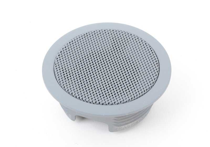 Altavoz agudo estéreo OEM 65138383973 para BMW E46 (todos los modelos y carrocerías compatibles). Color gris titanio. Original BMW.