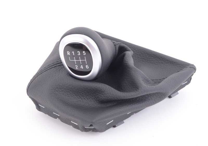 Leather Gear Shift Knob for BMW 5 Series F10, F11 (OEM 25117599516). Original BMW