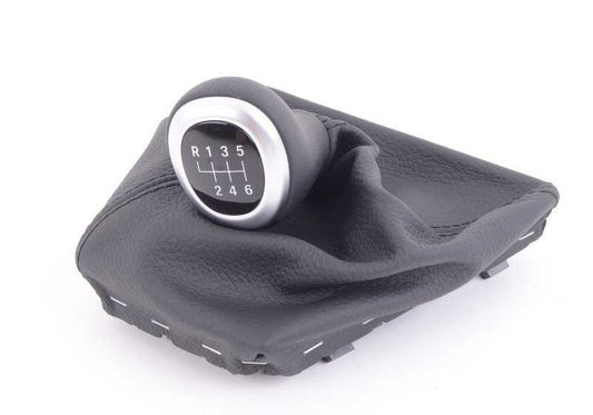 Leather Gear Shift Knob for BMW 5 Series F10, F11 (OEM 25117599516). Original BMW