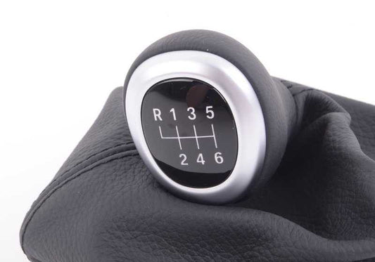 Leather Gear Shift Knob for BMW 5 Series F10, F11 (OEM 25117599516). Original BMW