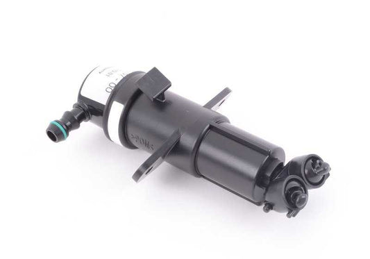 Boquilla izquierda limpiaparabrisas OEM 61673416467 para BMW X3 E83 (todos los modelos: 1.8d, 2.0d, 2.0i, 2.0sd). Original BMW.