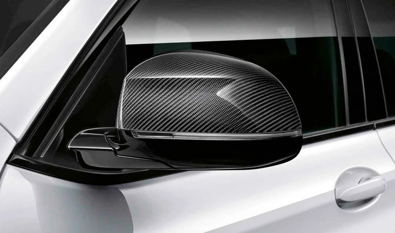 Carcasa de espejo retrovisor M Performance OEM 51162446964 para BMW G01, G08, G02, G05, G18, G06, G07. Original BMW.