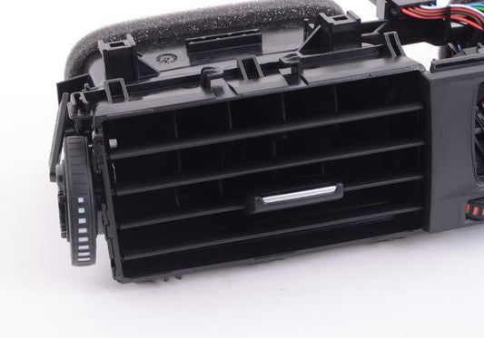 Central air ventilation grid OEM 64229347436 for BMW F20, F21, F22, F23, F87, F30, F31, F34, F35, F80, F32, F33, F36. Original BMW.