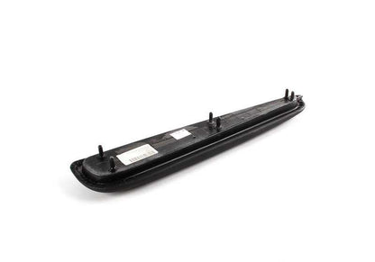 Reposabrazos izquierdo delantero OEM 51418238641 para BMW E46 316Ci, 318Ci. Color negro. Repuesto original BMW.