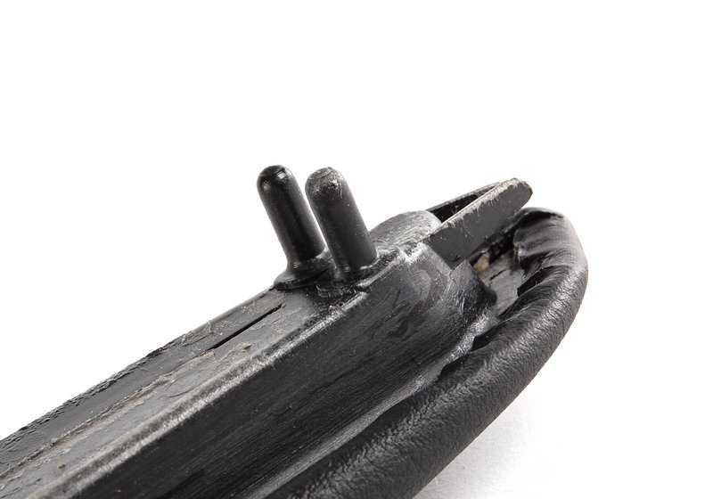 Reposabrazos izquierdo delantero OEM 51418238641 para BMW E46 316Ci, 318Ci. Color negro. Repuesto original BMW.