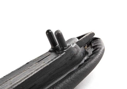 Reposabrazos izquierdo delantero OEM 51418238641 para BMW E46 316Ci, 318Ci. Color negro. Repuesto original BMW.