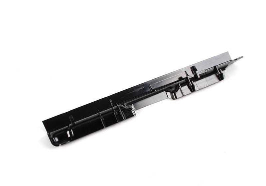 Tapa embellecedora izquierda de la guía del asiento OEM 52107118501 para BMW E81, E82, E87, E88, E90, E91, E92, E84, F25, F26. Original BMW.