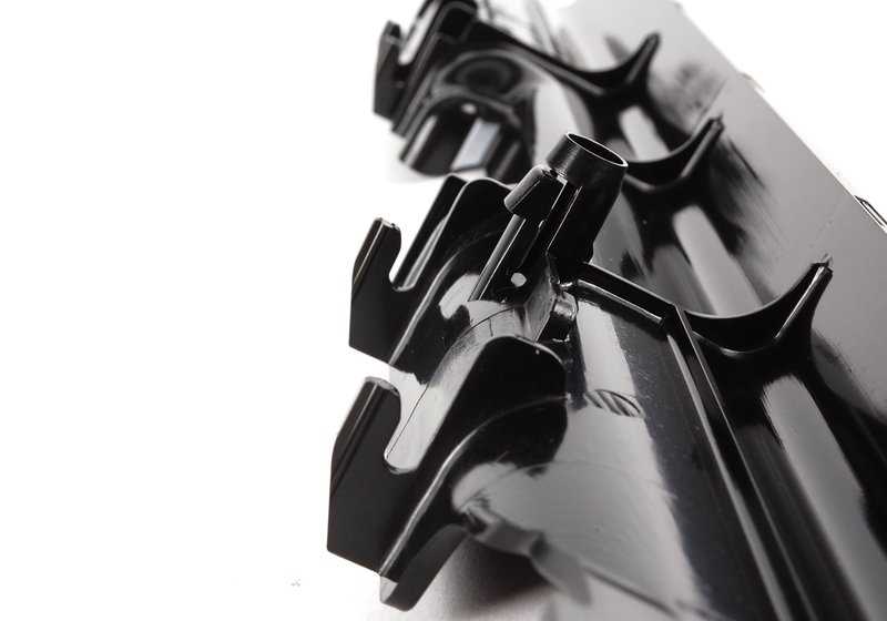 Tapa embellecedora izquierda de la guía del asiento OEM 52107118501 para BMW E81, E82, E87, E88, E90, E91, E92, E84, F25, F26. Original BMW.