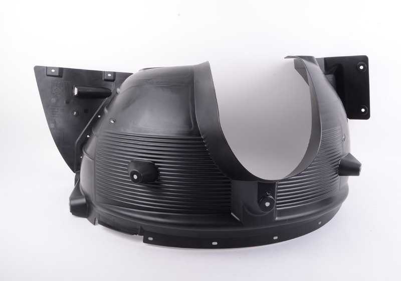 Recubrimiento cubrerueda delantero izquierdo OEM 51713400053 para BMW X3 E83. Original BMW.