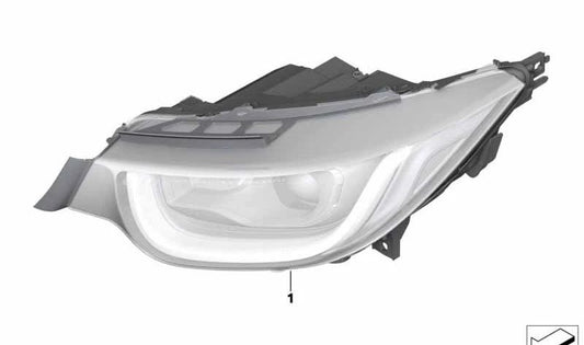 OEM Right LED -Scheinwerfer 63118494340 für BMW i3 (I01). Original BMW.