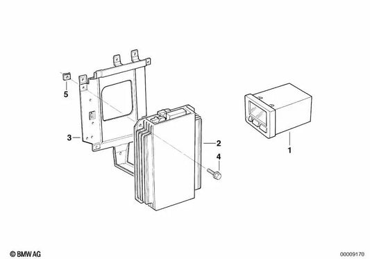Amplificatore HIFI per BMW E38 (OEM 65128361785). BMW originale