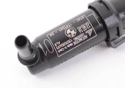 Boquilla lavafaros izquierda OEM 61677341541 para BMW F01, F02, F04. Original BMW.