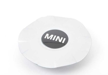 Cubierta de cubo plata OEM 36136770999 para MINI R50, R56, Clubman R55, Cabrio R52... y más. Original MINI.
