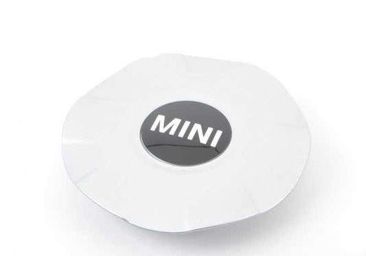 Cubierta de cubo plata OEM 36136770999 para MINI R50, R56, Clubman R55, Cabrio R52... y más. Original MINI.