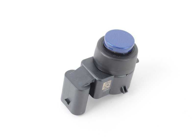 Sensor de aparcamiento PDC Azul Montego OEM 66209114342 para BMW E81, E82, E87, E88, E90, E91, E92, E93, E89. Original BMW.