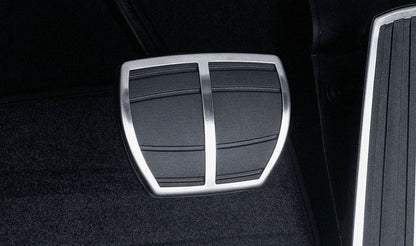 Cubierta pedal freno/acelerador con inserción acero OEM 35216771330 para BMW E81, E87N, E90N, E91N, E92N, E93N, X3 E83N, X5 E70N, X6 E71. Pieza original BMW.