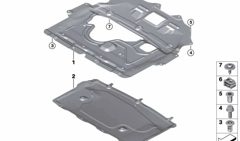 Tapa embellecedora del tirador delantero OEM 51717384760 para MINI F57 (todos los modelos y versiones). Recambio original MINI.