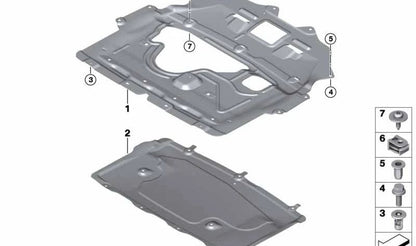 Difusor aire original OEM 51617391724 para MINI F55, F56, F57. Recambio original MINI para mejorar aerodinámica o sustituir el difusor trasero dañado. Compatible con modelos MINI 3 y 5 puertas.