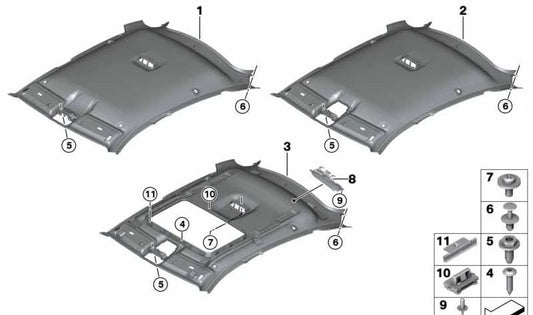 BMW F26, F15, F85, F16, F86 (OEM 07149116067). Original BMW