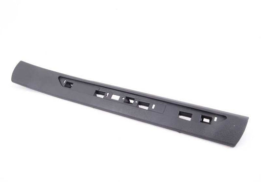 Front right door sill cover strip for BMW X5 F15, F85, X6 F16, F86 (OEM 51477329464). Original BMW.