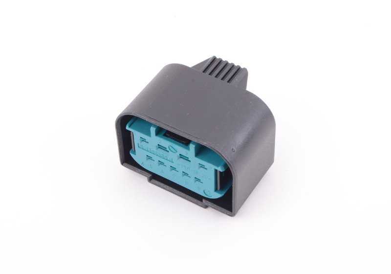 Conector eléctrico 9 pines OEM 61136918809 para BMW E81, E82, E87, E88, F20, F21, E90, E91, E92, E93, F30, F31, F34, F32, F07, F10, F11, F06, F12, F13, E65, F01, F02, F04, E84, F25, F26, F15, E89, i3, I01, I12, I15. Original BMW.