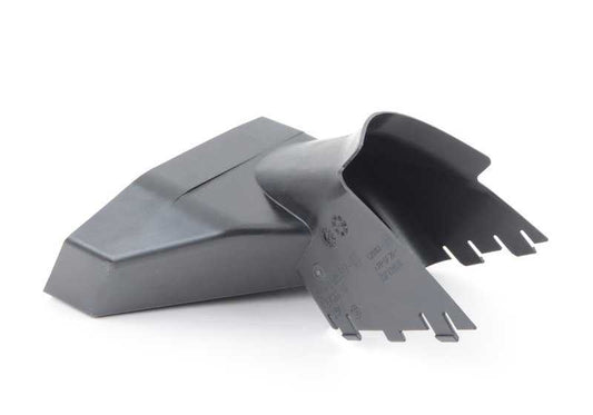 Air channel for left additional radiator OEM 51748056317 for BMW X5 M F85, X6 M F86. Genuine BMW.