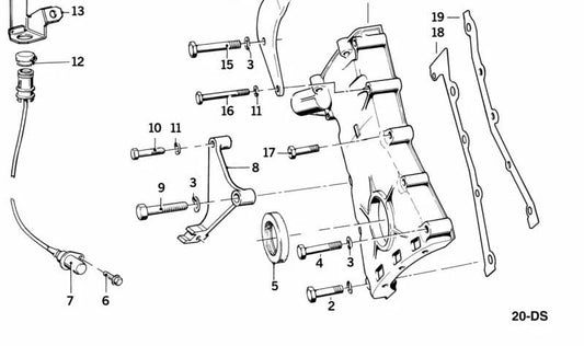 Transducteur de position pour la série BMW 3 E30, 6 Série E24 (OEM 12521287784). BMW d'origine